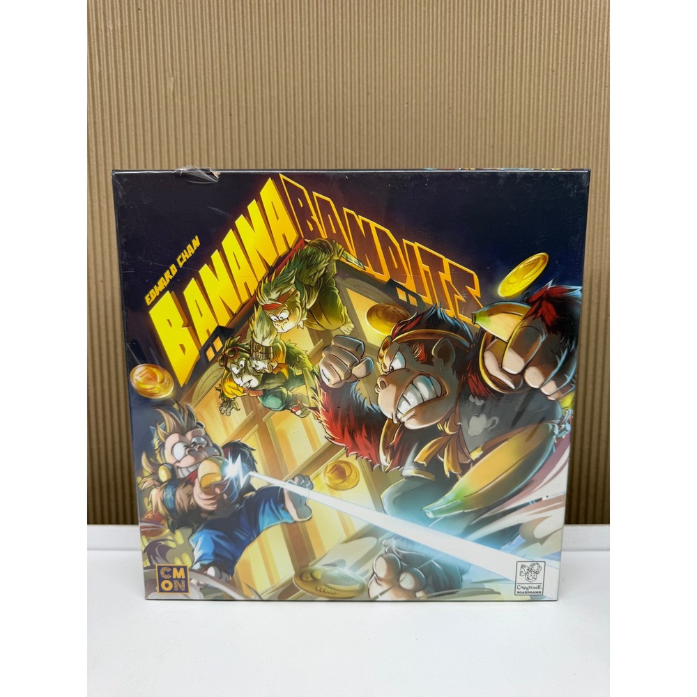 Banana Bandits Board Game CMON Capstone 2017 NEW SEALED Damaged Box